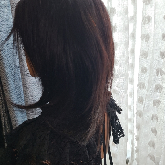 🆕️ Brand New 🌱  Natural Brown Color Quality Human Hair Wig - Picture 7 of 10